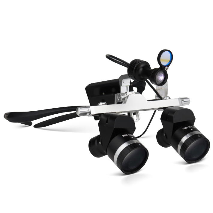 YWJ-MG11U 3.0X-5.0X Adjustable Ergonomic Dental Medical Ergo Surgical Loupe with 5W LED Headlight